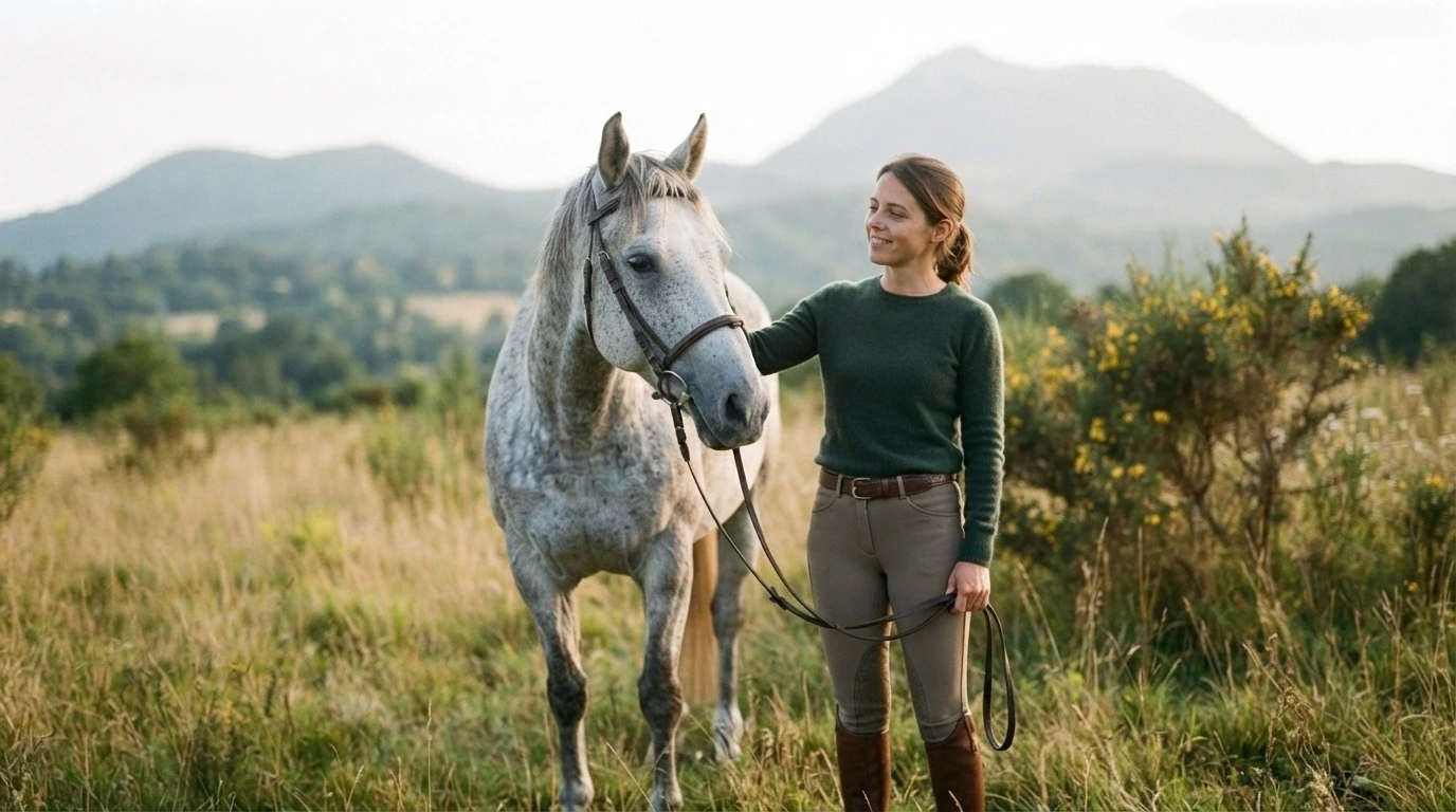 Cours d'équitation à Saint-Denis-Combarnazat, Puy-de-Dôme